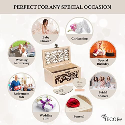 Jecor Alternative Guest Book Box - Wedding Guest Book Alternative - Pattern - Image 5