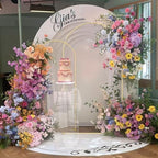 Wedding Arch Backdrop Stand Set of 2 (7.2FT, 6FT) Gold Wedding Balloon Arched Backdrop Stand Square Arch Frame for Birthday Party Bridal Baby Shower Ceremony Decoration - Image 2