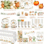 306 Pcs Pumpkin Gender Reveal Decorations, Fall Gender Reveal Pumpkin Theme - Image 2