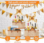 Orchidleaf 8 Set Baskets for Gifts Empty, Woven Bamboo gift baskets empty - Image 2