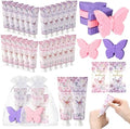 Loopeer 24 Sets Butterfly Baby Shower Favors for Guests Butterfly Soap Gifts Purple Party Favors with Thank You Cards Organza Bag for Gender Reveal Baptism Decorations Wedding Bridal Return Gift by Loopeer