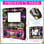 Soulchen 6x5ft Inflatable Boombox Archway LED 90s Party Decor Hip Hop Disco - Image 2