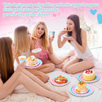 Pickmesh 400 Pcs Gender Reveal Party Supplies Paper Plates Napkins Serve 50 - Image 5