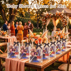 4 Sets Baby Shower Prizes for Men with Nail Clippers Towels Bottle Opener Cups Pens Tape Measure Screwdriver Ribbons Gift Bags Applicable Baby Shower Prizes for Game Winners - Image 7