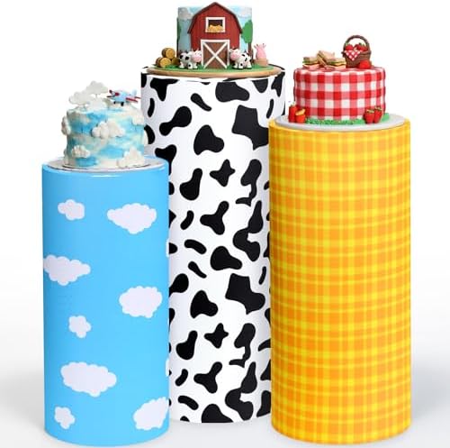Mindsoft 3 Pack Story Themed Cylinder Covers for Party by Mindsoft
