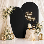 2 Pack Arch Backdrop Stand and Cover Set (7.2FT/6FT), Balloon Arch Stand - Image 2