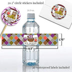 Amanda Creation Deluxe Viking Birthday Party Bundle Includes 20 Each of Invitations & Thank You Cards with Envelopes + 2 Sizes of Stickers, Mini Candy Bar Wrappers & Water Bottle Labels! - Image 5