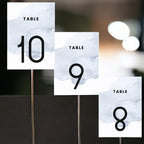 Painting Design Table Number Cards Double Sided Party Table Numbers for Reception Baby Shower Anniversary Birthday Bridal Party 5x7 100 Pcs - Image 3