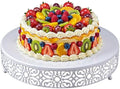 Wenqik 14 Inch Cake Stand, Metal Round Cake Stands Set by Wenqik