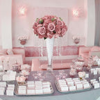 BLOSMON Fake Flower Balls Table Centerpieces, 2 Pcs, Large, Dusty Pink - Image 6