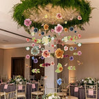 6 Pcs 35.8 ft Hanging Flower Artificial Wildflower Garlands Floral Vines - Image 6