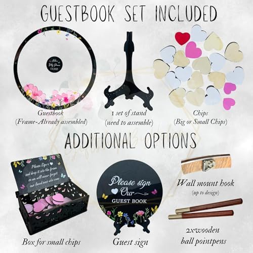 Baby Shower Guest Book Alternative Frame, Baby in Bloom Drop Box Sign-in - Image 6