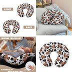 Horse Cow Print Car Seat Cover for Babies Fits Most Strollers & Baby Car Seats Soft and Stretchy Safely Breastfeeding Pillow Cover Baby Essentials - Image 3