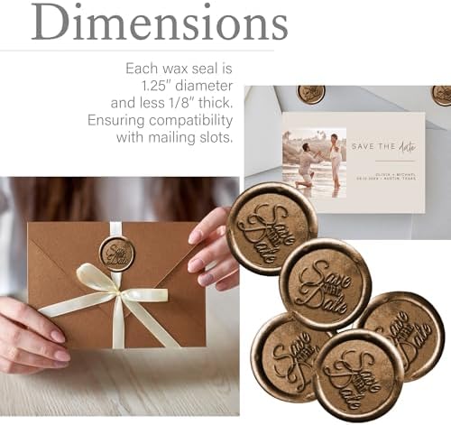 Infusion Wax Seal Baby Stickers - Elegant Self-Adhesive Baby Shower Envelope Seals in 12 Color Options - Perfect for Invitations, Cards, & Party Favors - 25 Pack (Baby Shower) - Image 5