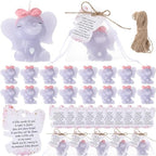 Conelist 25 Set Baby Shower Candles Favors Elephant for Guests, Pink by Conelist