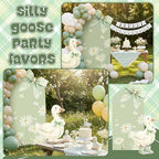 Novabright 2 Pcs One Silly Goose Party Decoration Sage Green Bow 5ft/2.5ft - Image 3