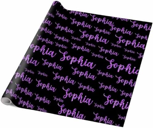 AOFUN Custom Gifts Paper Gifts For Husband Personalized Name Text Fashion Birthday Gift Custom Name Gift 3 Rolls 58" x 23" - Image 5