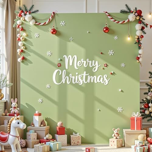 6.6FT x 6.6FT Sage Green Square Backdrop Arch Cover Double-Sided Spandex Arch Covers Fitted Wedding Arch Stand Cover Stretchy Backdrop for Balloon Arches Birthday Baby Shower Party Banquet Decorations - Image 3