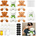6 Sets Bottle Chug Bear Baby Shower Games White Brown Tan Brown Bear by Yearntown