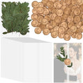Tigeen 100 Set Wedding Invitations Wraps Vellum Jackets Eucalyptus Seal by Tigeen