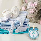 Premium Baptism Favors for Boys| Unique Christening Favors with Soy Wax Candle | First Communion Favors | Christian Party Favors Gift Set for Guests | 6-Pack Blessings Candle Set - Image 6