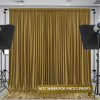Brown Backdrop Curtains-Wrinkle-Free Polyester Photography Drapes Party Curtain Background for Baby Shower Wedding Decorations- 40 X10FT (Brown) - Image 5