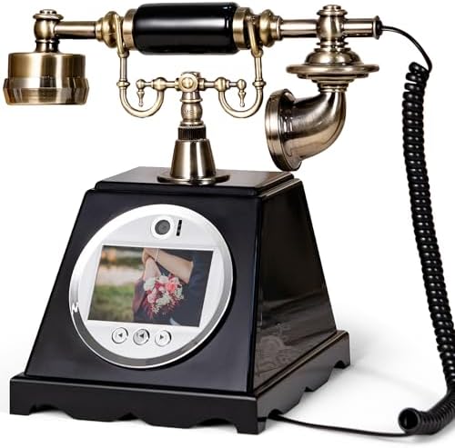 RetroVox Video & Audio Guest Book Wedding Phone Guestbook Creative Easy to Use & Fun Engagements Anniversaries Baby Showers Graduation（A Black） by ChooseaFunAudioGuestbookforYourEvent