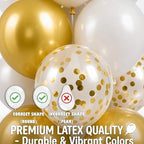 Hiins Gold Balloon Column Kit Set of 2 With Base for Prom Party Decor - Image 5