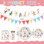 Maxdot 105 Pcs Animal Parade Theme Party Supplies, Birthday Party Deocr - Image 2