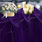15 Yard Organza Fabric 44" Wide for Wedding Event Décor - Cadbury Purple by MDS