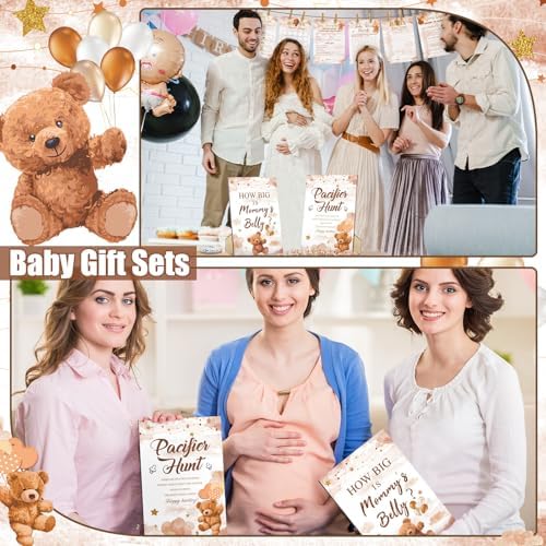 Sherr 424 Pcs Baby Shower Pacifier Hunt Games Bear - Image 6