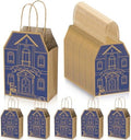 Colarr 50 Pcs House Shaped Gift Bag Real Estate Agent Supplies, Blue by Colarr