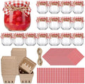 20 Pack Farmers Market Bridal Shower Party Favors 3.4 oz Mini Jam Jars by Unknown