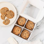 25 pcs Black Mini Cookie Boxes for 4 treats with Window and Dividers, Bakery Boxes, 6 x 6 x 2.4 Inches SMALL Baking Boxes, Square Cookies Box Decorating Supplies for Gift Giving - Image 6