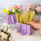 EQOREIIN 30 Pcs Metallic Paper Small Gift Bags with Handles & Tissue Paper - Image 4