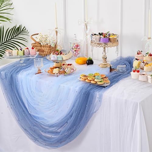 Pearl Table Runner Wedding Centerpieces 12pcs 10ft Pearl Table Decor - Image 3