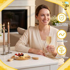 Nuenen 4 Sets Baby Shower Game Prizes Bee Mini Charcuterie Board, Round - Image 3