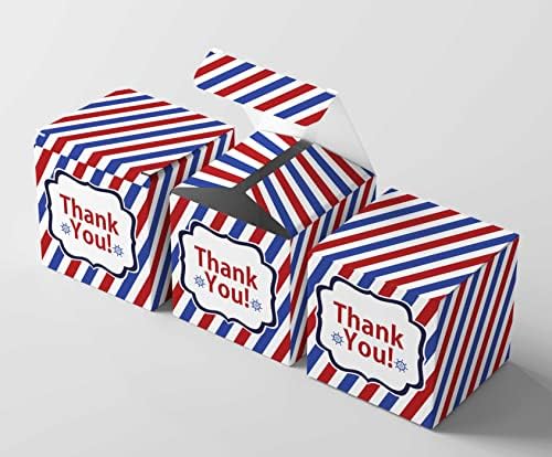 Paper Box - Mini Favor Box For Baby Shower 4x4x4 Inches Paper Gift Boxes, Candy Paper Box For Party Favors, Baby Shower Pirates,Boy Theme- Pack Of 20 - Image 5
