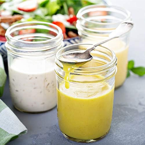 QAPPDA 6oz Glass Jars With Lids,Small Mason Jars Wide Mouth,Mini Canning Jars With Black Lids,Kitchen Storage Jars For Honey,Jam,Jelly,Baby Foods,Wedding Favor,Shower Favors,Spice Jars Set of 30 - Image 5