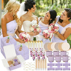 Reallnaive 61 Pcs Baby Shower Prizes for Game Winners, Purple - Image 6