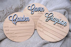 Baby Stats & Footprint Sign For Hospital, Newborn Announcement Sign For Hospital, Birth Announcement Sign Photo Prop, Laser Birth Footprint (Stat + Footprint Sign) - Image 5