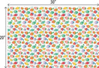 Jillson & Roberts 20" x 30" Printed Gift Tissue, Sweet Strawberries (24 Folded Sheets) - Image 3