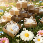 Giftsupstore Wedding Favors for Guests Bulk – 150 Set Elegant Daisy Flower Candles, Custom Bridal Shower Gifts, Baby Shower, Personalized Bachelorette Party Candle Favors, Unique Handmade Floral Decor - Image 7