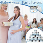 50Set Baby Shower Candle Party Favors Bear Lavender Scented Candles Bulk Favors for Guests Girl Boy Baby Shower Gender Reveal Party Gifts (Blue Bear) - Image 5