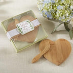 Kate Aspen 12PCS Tastefully Yours Heart Shaped Bamboo Cheese Board, Miniature Cutting Board, Favors Decorations Guest Gifts for Wedding, Bachelorette, Bridal Shower & More - Image 7