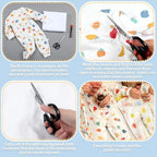 Chicingyou 7 Pcs Baby Shower Games Feed Me Baby Shower Games Decor Include 3 Funny Blind Feeding Costume 3 Bib 1 Bed Sheet for Gender Reveal Party Supplies Bridal Gender Reveal Game Party Favors - Image 3