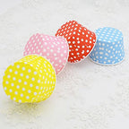 500-Pack Random Colorful Baking Cup, Dots/Stripes, Standard - Image 3