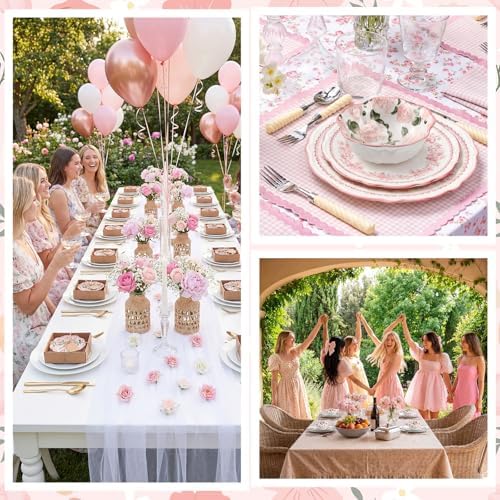 SiliFine 24 Pcs Rose Party Favors for Guests Small Ceramic Bowl Bulk - Image 5