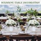 Zeyune White 12 Sets Flower Table Centerpieces, Artificial Hydrangeas - Image 4