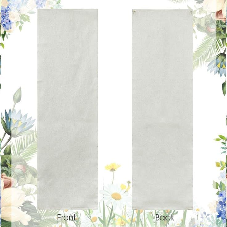 Personalized Gender Reveal Welcome Banner Linen Halloween - Image 3